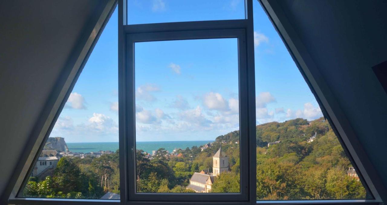 Villa Panorama, Vue Mer Et Falaises D Exception Étretat Esterno foto
