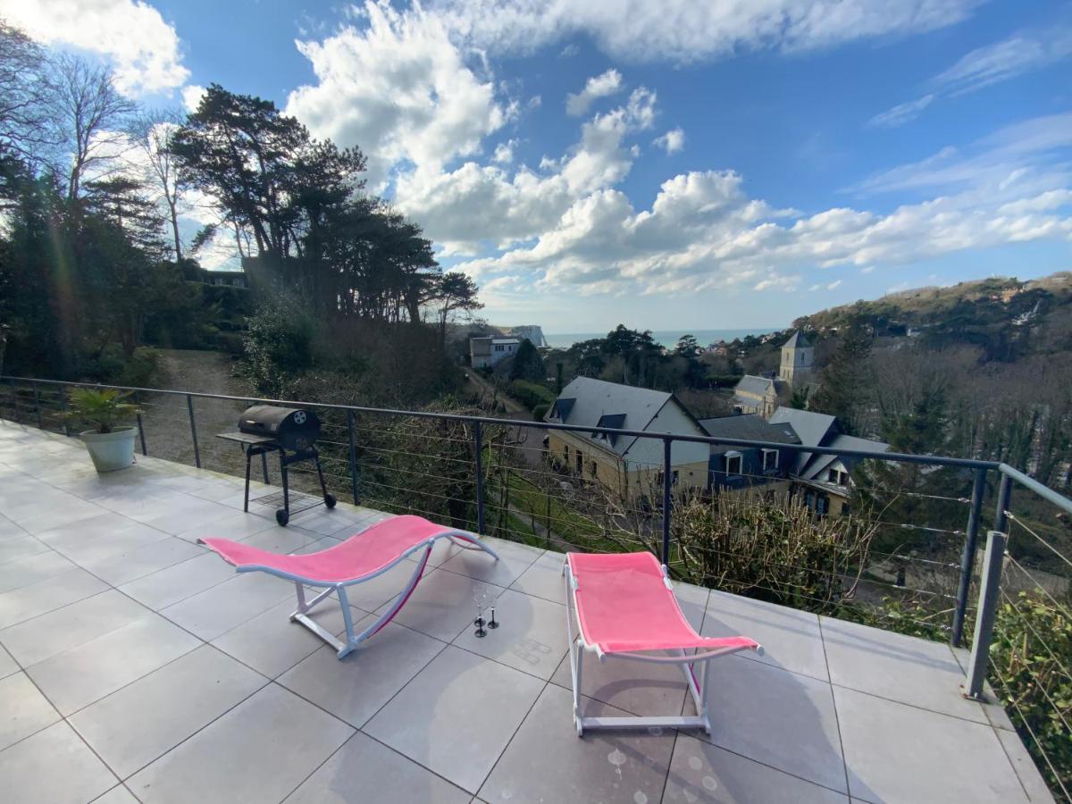 Villa Panorama, Vue Mer Et Falaises D Exception Étretat Esterno foto