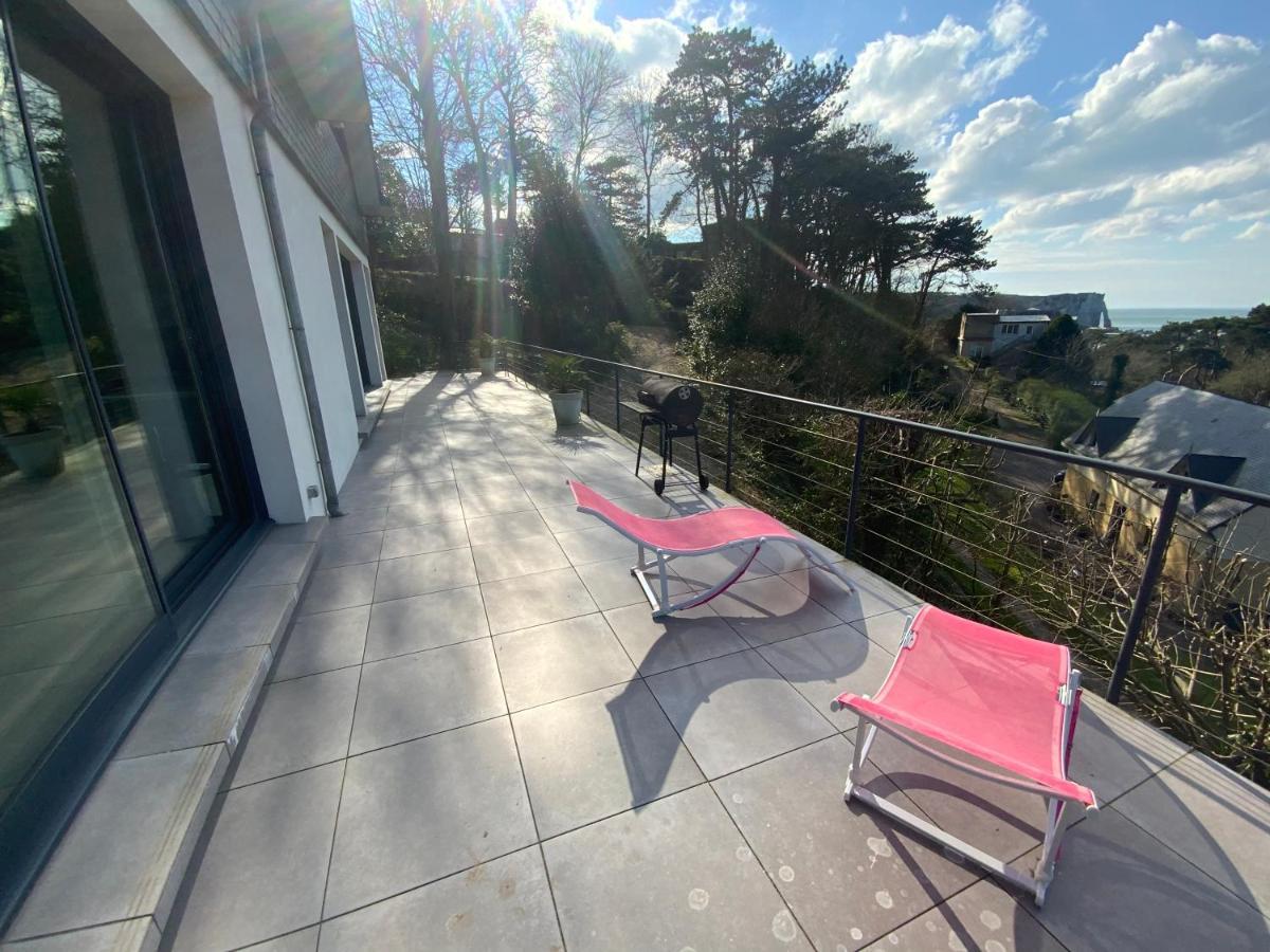 Villa Panorama, Vue Mer Et Falaises D Exception Étretat Esterno foto