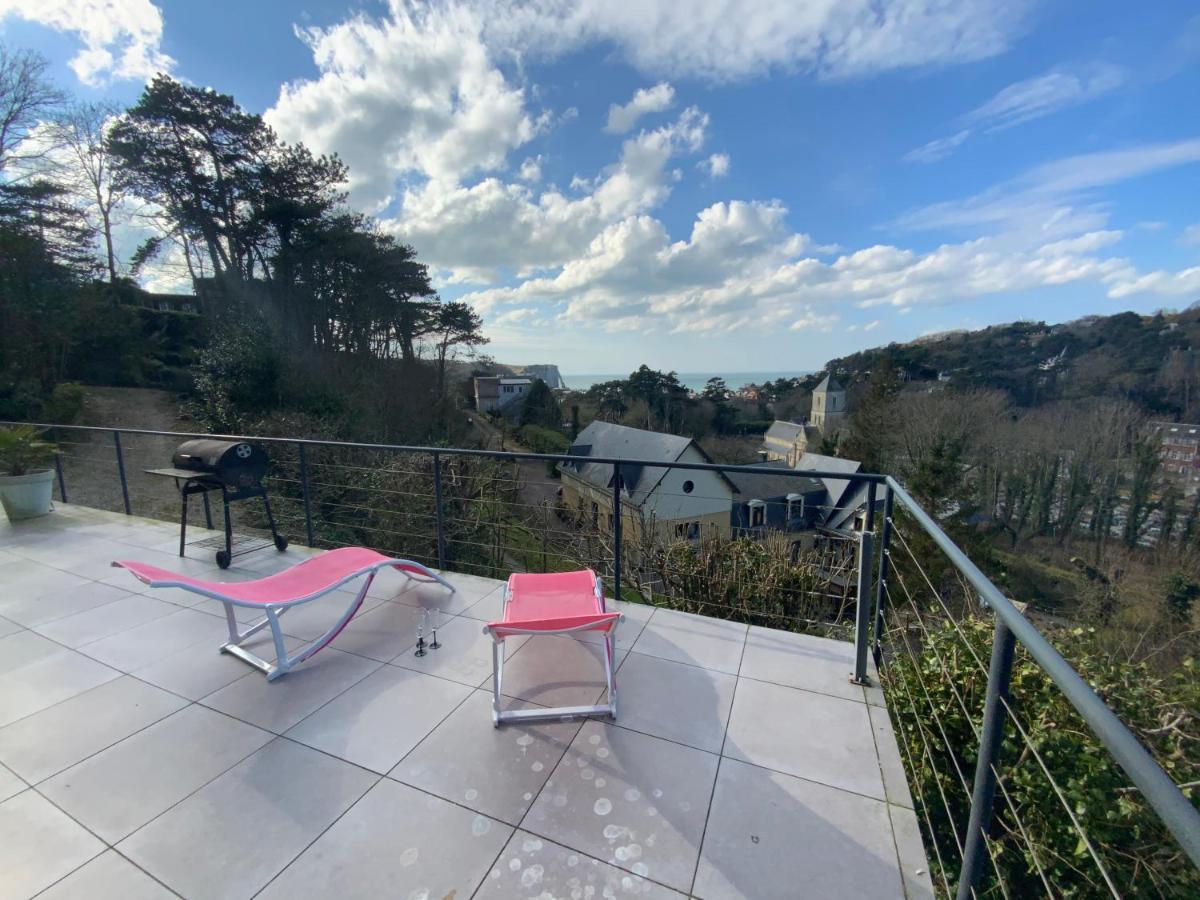 Villa Panorama, Vue Mer Et Falaises D Exception Étretat Esterno foto