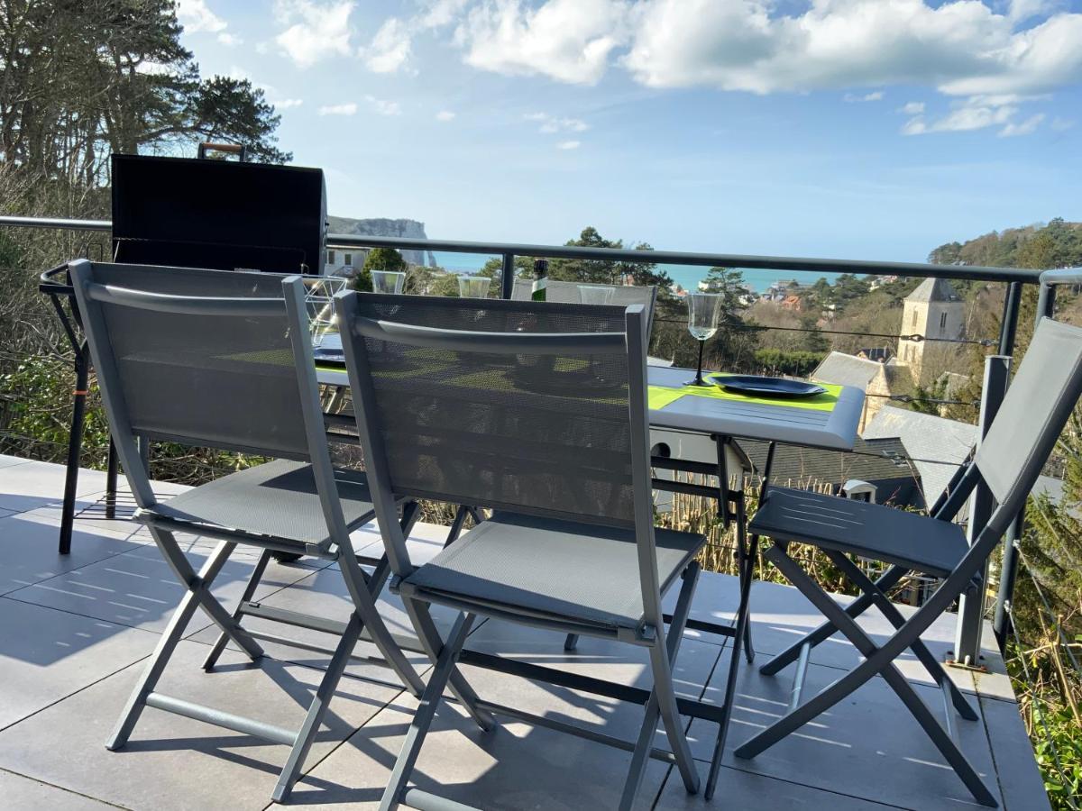 Villa Panorama, Vue Mer Et Falaises D Exception Étretat Esterno foto